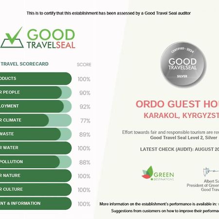 Ordo Hotel Karakol Exterior photo
